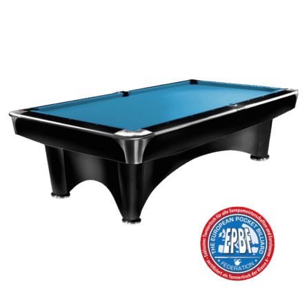 billard dynamic 3 noir tapis bleu tournois transparent