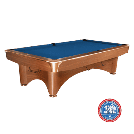 billard dynamic 3 brun tapis bleu tournois transparent