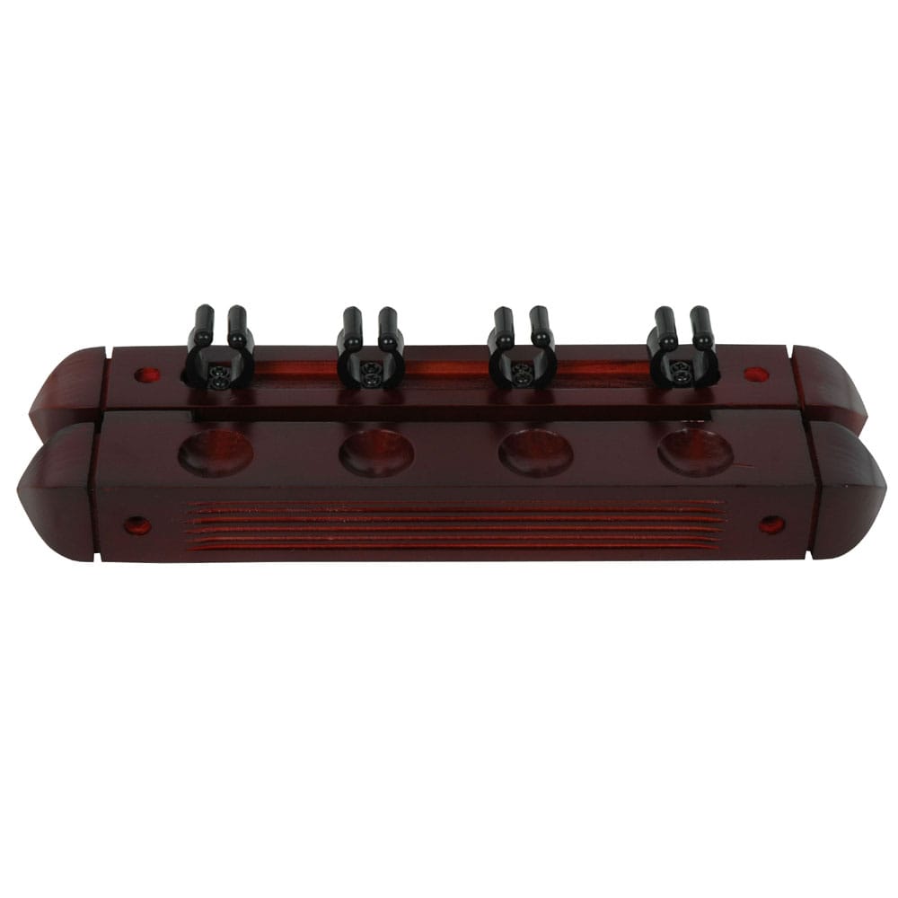 porte queues de billard acajou mahogany 4 queues