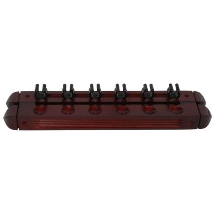 porte queues de billard acajou mahogany 6 queues