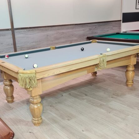 billard kiev américain 8ft d'occasion chêne clair