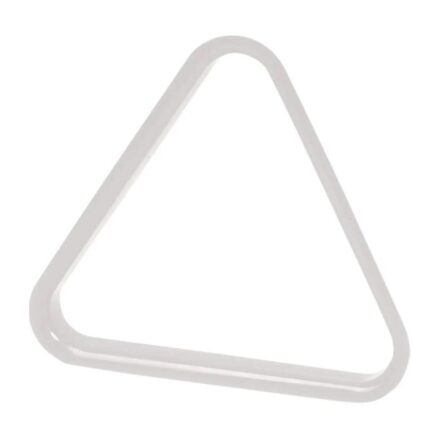 triangle pour billes de billard américain ball rack pool blanc white plastique pvc solide