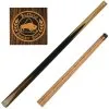 Queue de billard anglais Marcello bois frêne 145 cm 2 pièces viroles laiton procédé 9mm