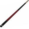 Queue de billard anglais snooker daley rouge bordeaux noire 145 cm 2 pièces viroles laiton procédé 9mm
