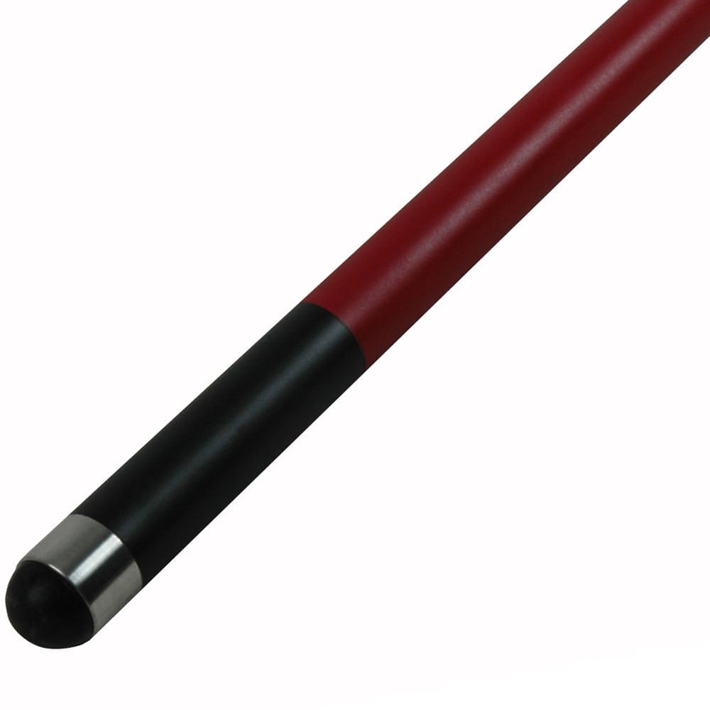 Queue de billard anglais snooker daley rouge bordeaux noire 145 cm 2 pièces viroles laiton procédé 9mm