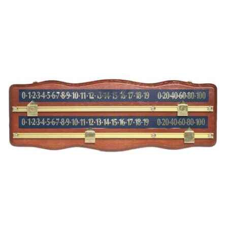 marqueur de scores snooker tableau 2 personnes bois