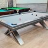 Billard américain acier et bois billard table convertible Xenon 8 ft