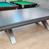 Billard américain acier et bois billard table convertible Xenon 8 ft