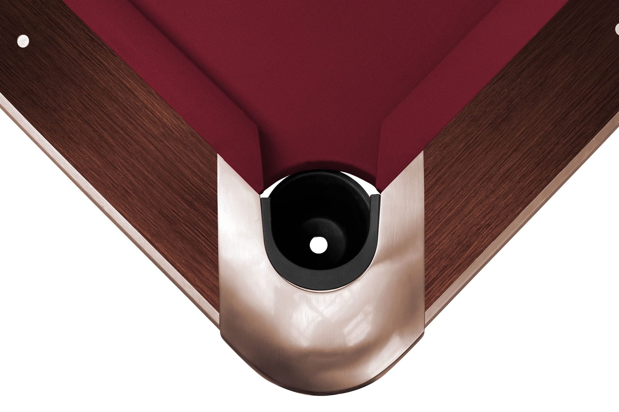 billard US competition II Acajou tapis bordeaux