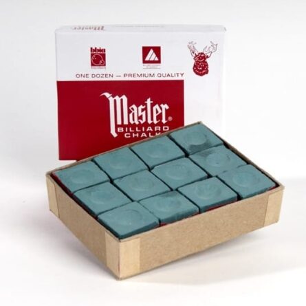 craie master pour queue de billard verte