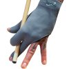 gant billard dynamic premium left hand gauche droitier noir et gris