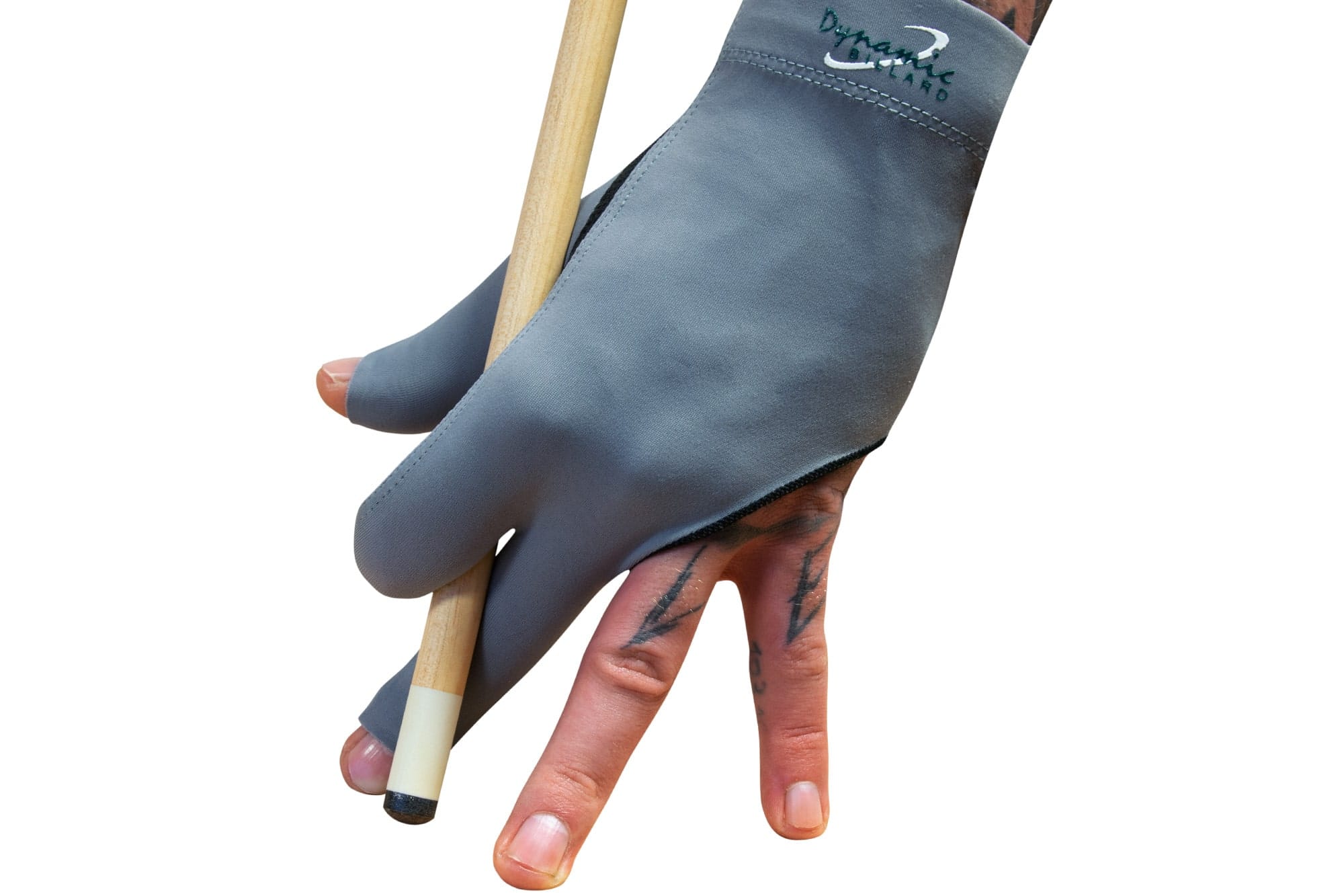 gant billard dynamic premium left hand gauche droitier noir et gris