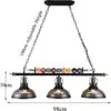 luminaire occasion billard billes de ebillard vintage industry noir verre