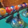 luminaire occasion billard billes de ebillard vintage industry noir verre