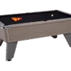 billard pool anglais café freplay DPT Omega chêne gris tapis noir
