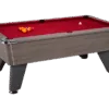 billard pool anglais café freplay DPT Omega chêne gris tapis rouge