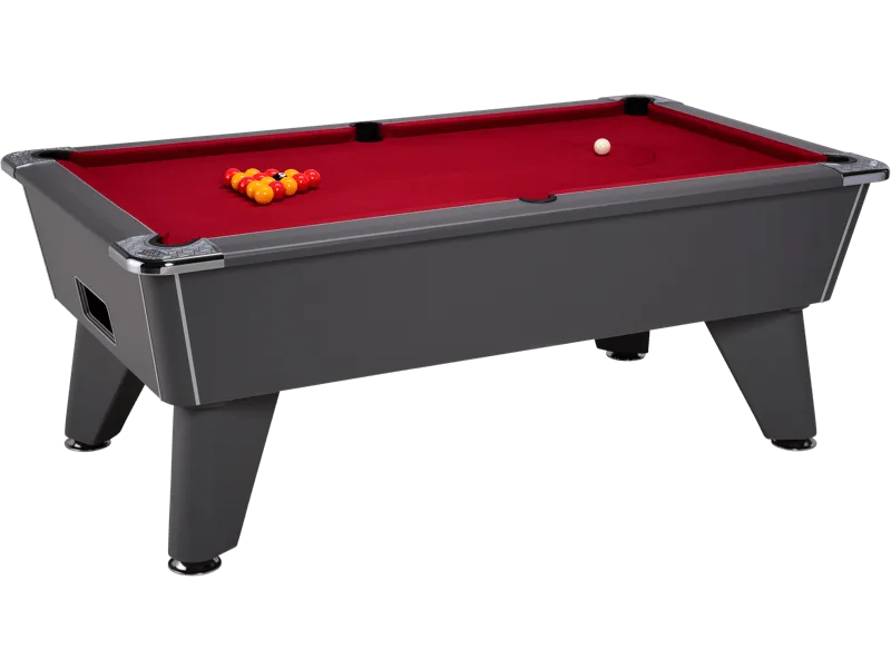 billard pool anglais café freplay DPT Omega gris tapis rouge