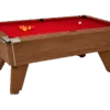 dpt-omega-pro-freeplay-walnut-red billard pool anglais café freeplay DPT Omega noyer tapis rouge