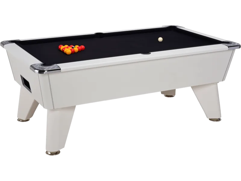 billard pool anglais café freplay DPT Omega blanc tapis noir