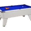billard pool anglais café freplay DPT Omega blanc tapis bleu