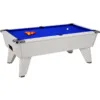 billard pool anglais café freplay DPT Omega blanc tapis bleu