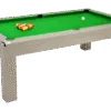 DPT avant garde billard table chêne gris 7ft tapis vert
