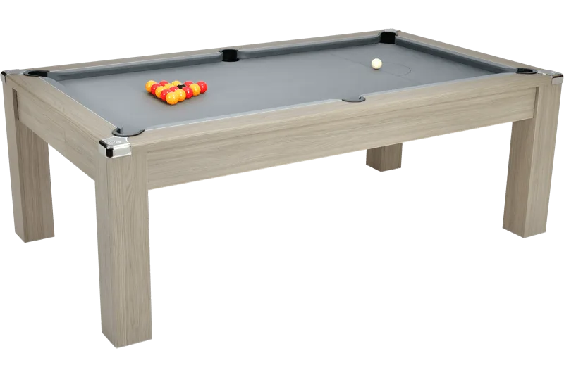 DPT avant garde billard table chêne gris 7ft tapis gris