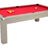 DPT avant garde billard table chêne gris 7ft tapis rouge