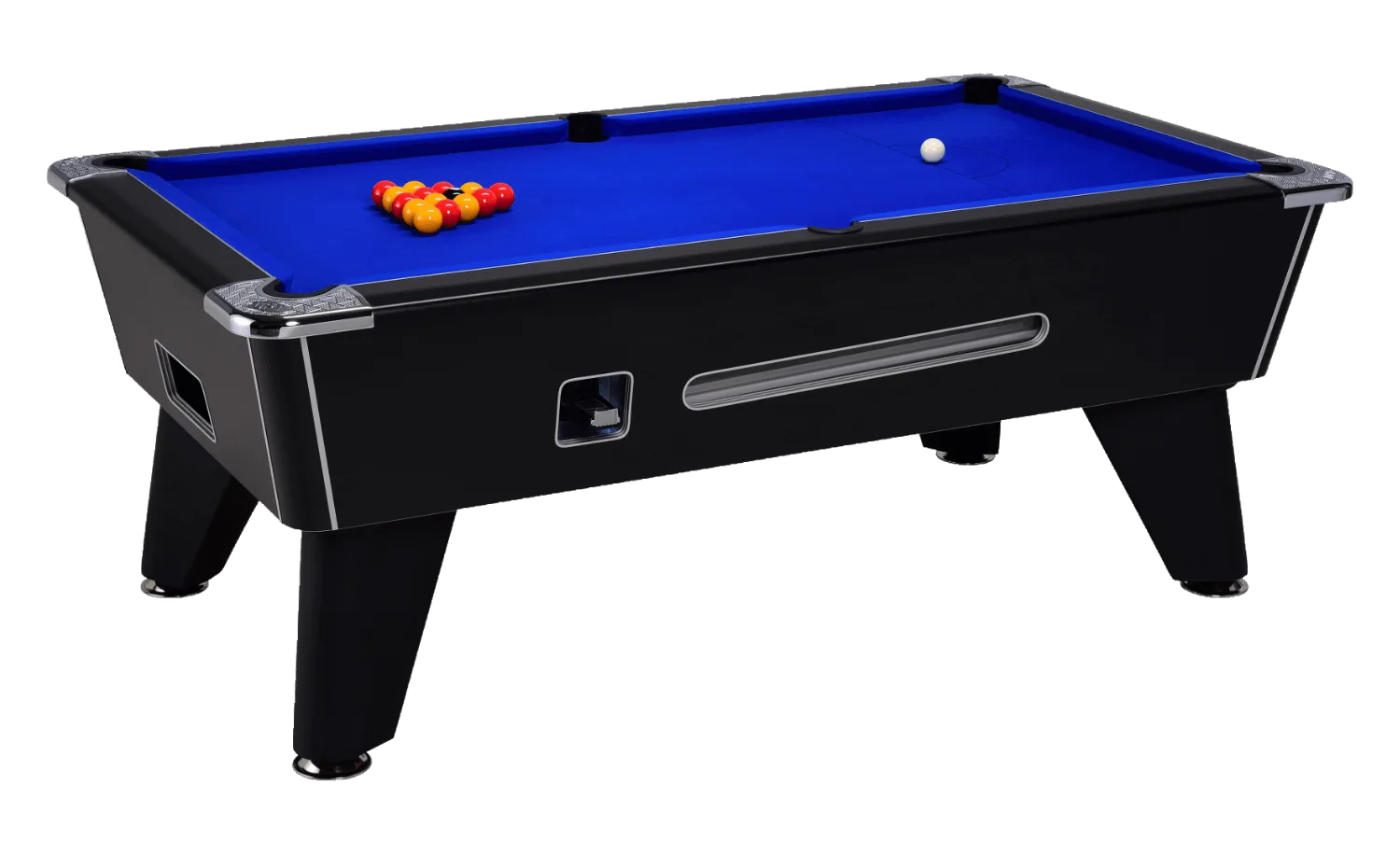billard pool anglais omega monnayeur dpt angleterre competition noir tapis bleu