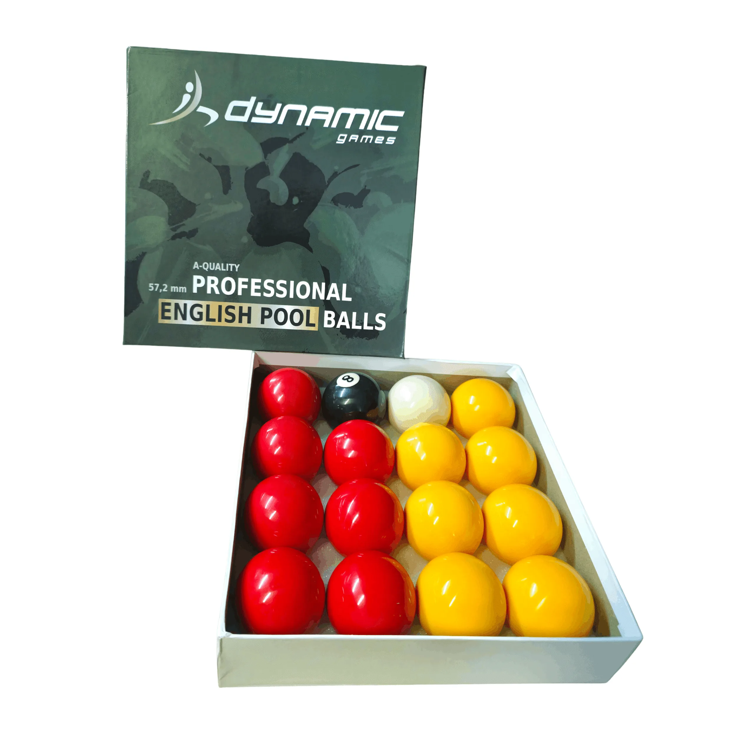 Jeu de billes Pool anglais Dynamic 57,2 mm pour billard américain