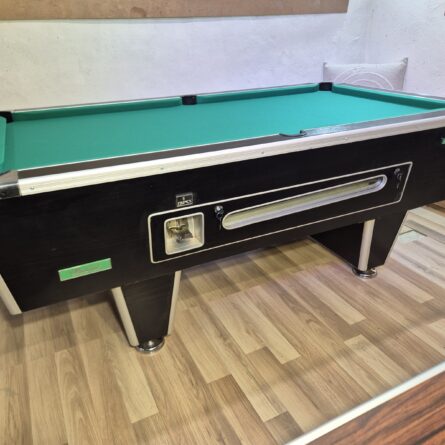 Billard pool Superleague noir à monnayeur 7ft