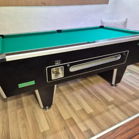Billard pool Superleague noir à monnayeur 7ft
