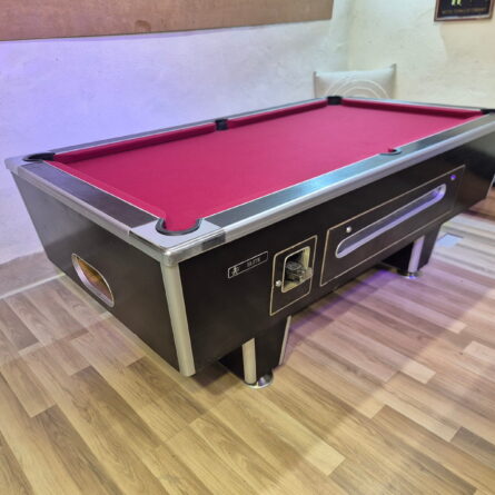 Billard pool Super Elite noir à monnayeur 7ft
