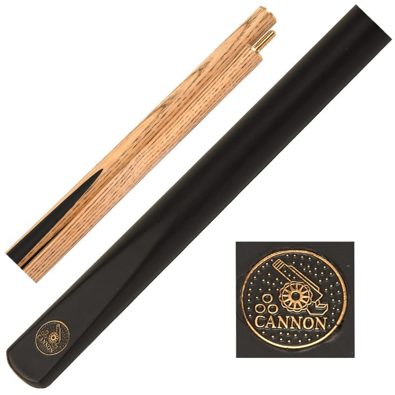 Queue de billard pool anglais 123 cm frêne cannon CUB noire