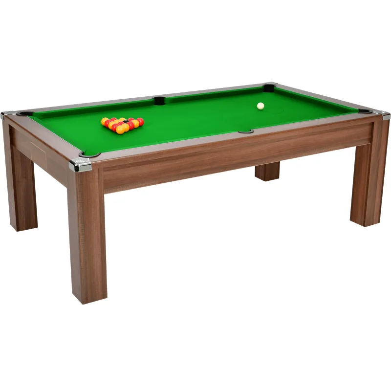 dpt-avant-garde-2-cloth-dark-walnut-green Billard DPT Avant garde bois plateau table convertible billard table