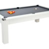 Billard DPT Avant garde blanc plateau table convertible billard table