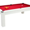 Billard DPT Avant garde blanc plateau table convertible billard table