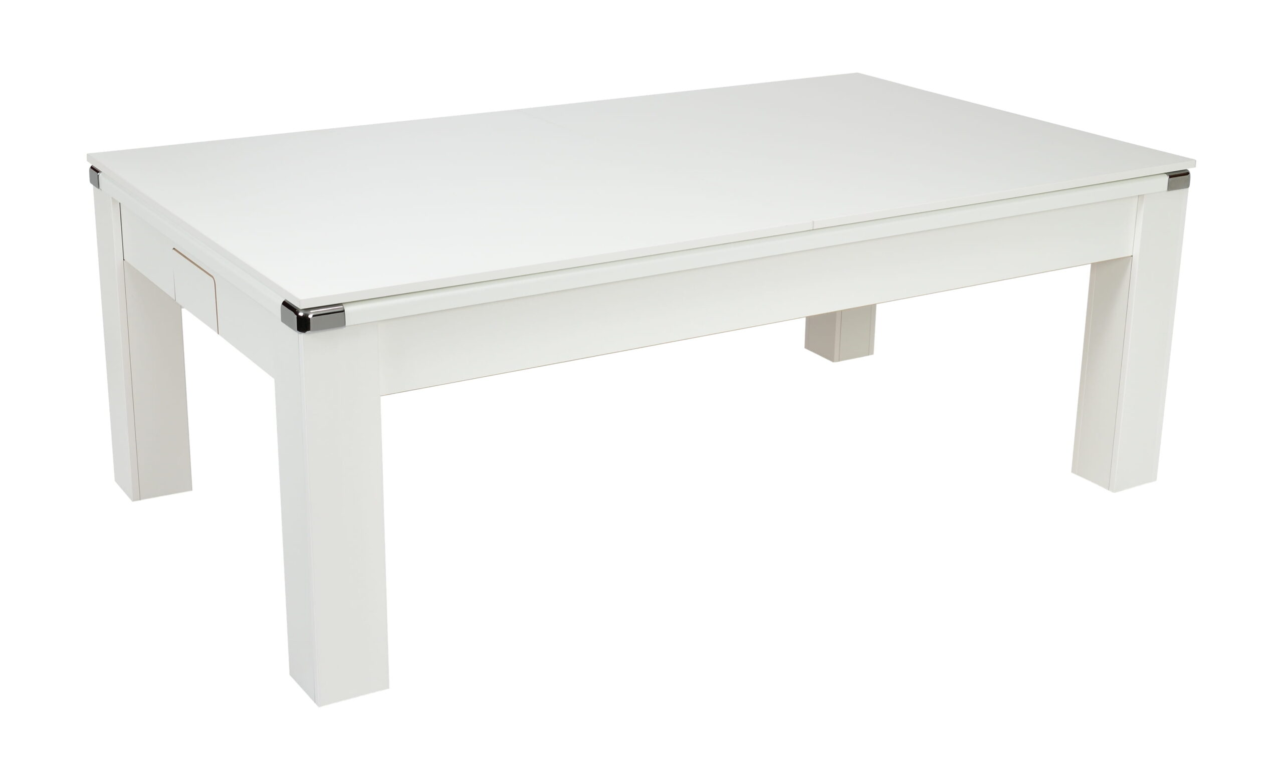 Billard DPT Avant garde blanc plateau table convertible billard table